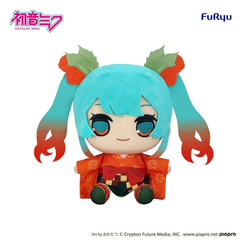 Hatsune Miku Kyurumaru Big Plush Figure Flower Fairy Winter Cherry Ver. image 1