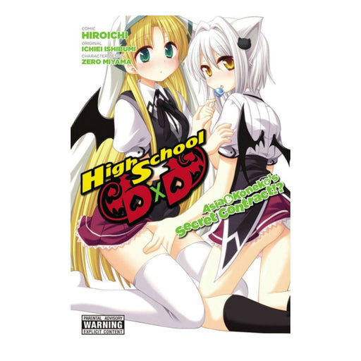 High School DxD Asia & Koneko's Secret Contract Manga Book Front Cover