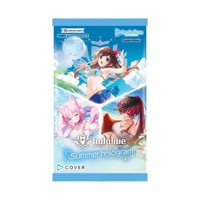 Hololive Official Card Game Extra Booster Pack – Summer Hologram
