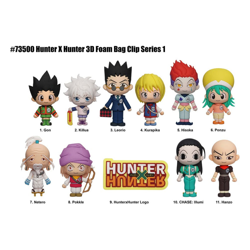 Hunter x Hunter 3D Foam Bag Clips Series 1 image 2