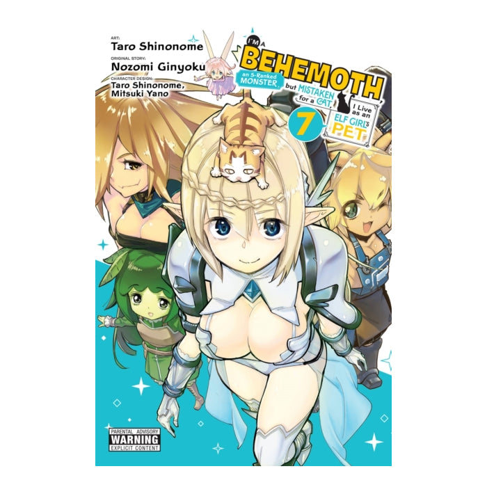 I'm a 'Behemoth,' an S-Ranked Monster, but Mistaken for a Cat, I Live as an Elf Girl's Pet Volume 07 Manga Book Front Cover
