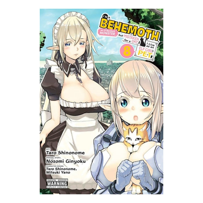 I'm a 'Behemoth,' an S-Ranked Monster, but Mistaken for a Cat, I Live as an Elf Girl's Pet Volume 08 Manga Book Front Cover