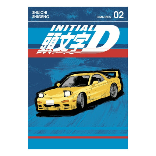 Initial D Omnibus Volume 02 Manga Book Front Cover