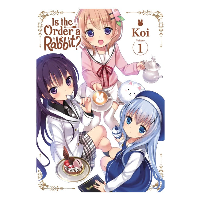 Is the Order a Rabbit Volume 01 Manga Book Front Cover