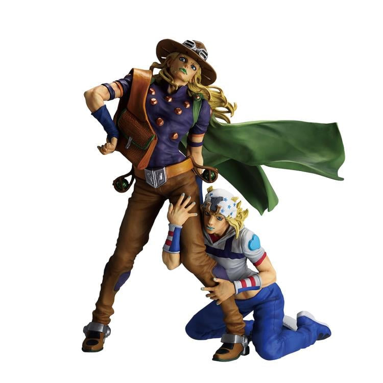 JoJo's Bizarre Adventure Masterlise Ichibansho Johnny Joestar & Gyro Zeppeli (The Gathering of Stars) Figure image 1