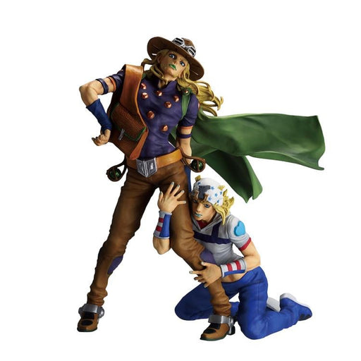 JoJo's Bizarre Adventure Masterlise Ichibansho Johnny Joestar & Gyro Zeppeli (The Gathering of Stars) Figure image 1