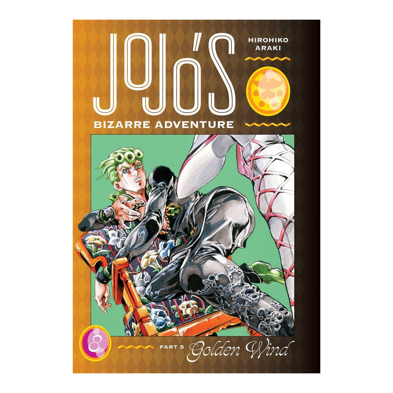 JoJo's Bizarre Adventure Part 5 Golden Wind Vol. 8 Manga Book Front Cover