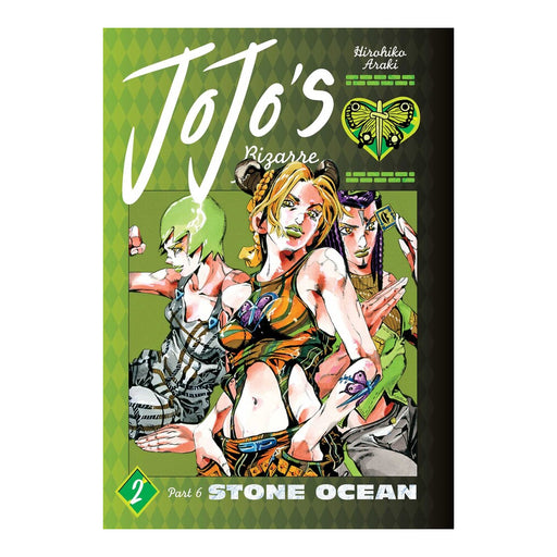 JoJo's Bizarre Adventure: Part 6 Stone Ocean Volume 02 Manga Book front cover