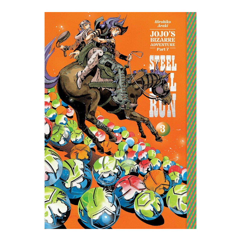 JoJo's Bizarre Adventure Part 7 Steel Ball Run Volume 3 Manga Book Front Cover