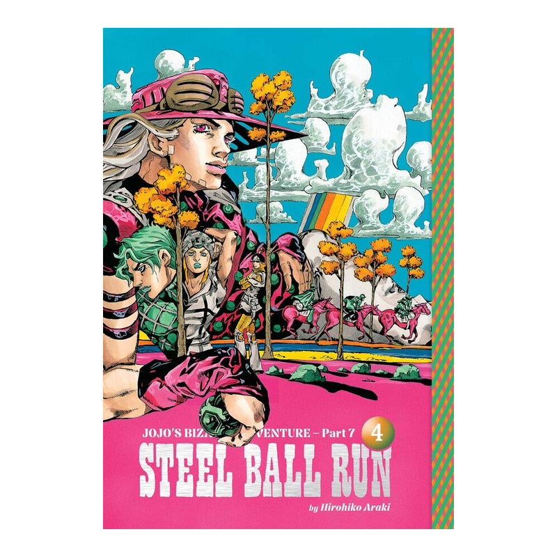 JoJo's Bizarre Adventure: Part 7 Steel Ball Run Manga Book front cover