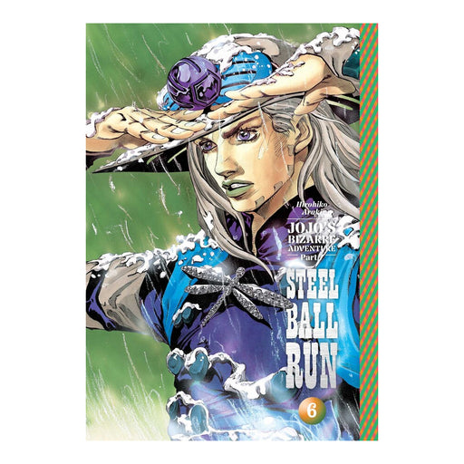 JoJo's Bizarre Adventure Part 7 Steel Ball Run Volume 6 Manga Book Front Cover