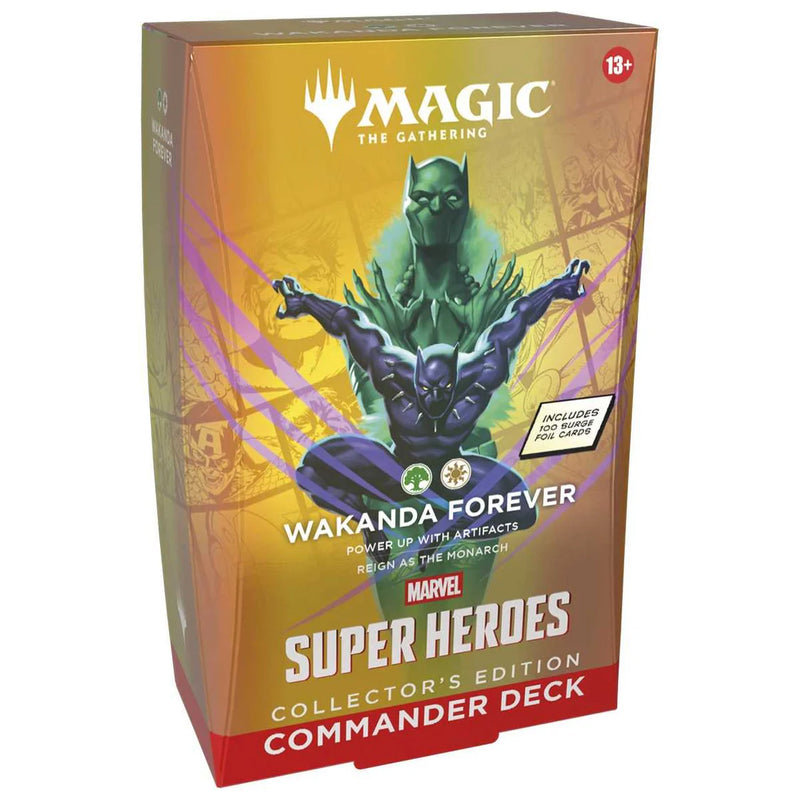 Magic The Gathering Marvel Super Heroes Collector Commander Deck Wakanda Forever