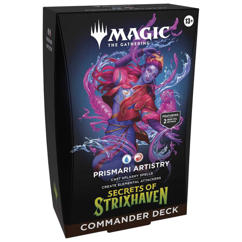 Magic The Gathering Secrets of Strixhaven Commander Deck Prismari Artistry