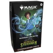 Magic The Gathering Secrets of Strixhaven Commander Deck Quandrix Unlimited