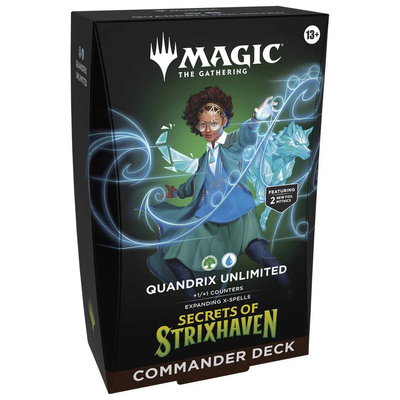 Magic The Gathering Secrets of Strixhaven Commander Deck Quandrix Unlimited