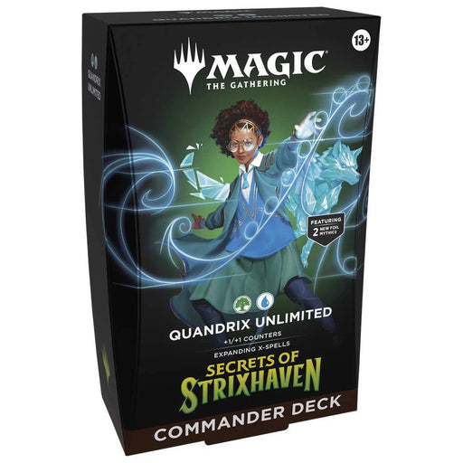 Magic The Gathering Secrets of Strixhaven Commander Deck Quandrix Unlimited