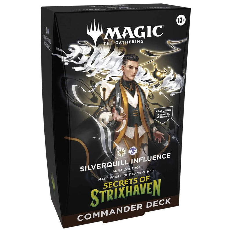 Magic The Gathering Secrets of Strixhaven Commander Deck Silverquill Influence