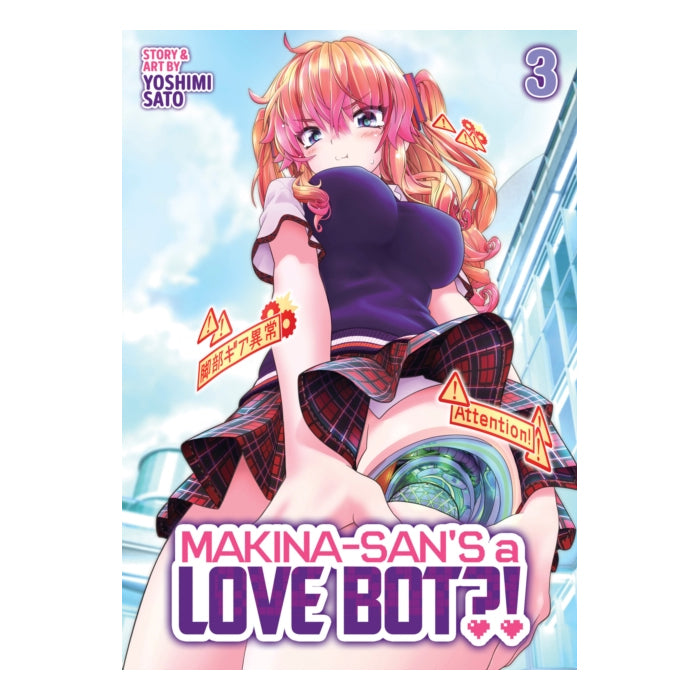 Makina-san's a Love Bot Volume 03 Manga Book Front Cover