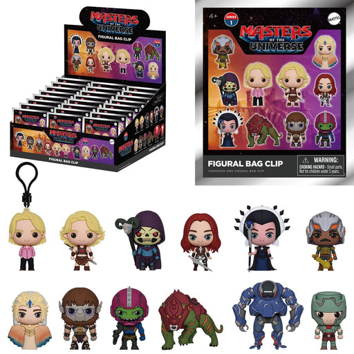 Masters of the Universe 3D Foam Bag Clips Movie Series 1
