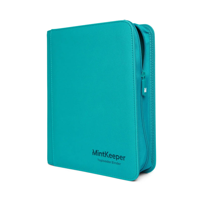 MintKeeper Toploader Binder 128 - 4 Pocket Aqua