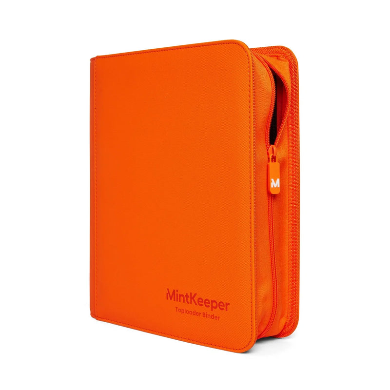 MintKeeper Toploader Binder 128 - 4 Pocket Orange