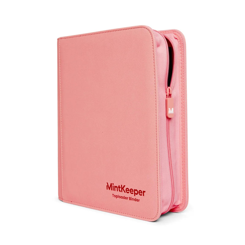 MintKeeper Toploader Binder 128 - 4 Pocket Pink