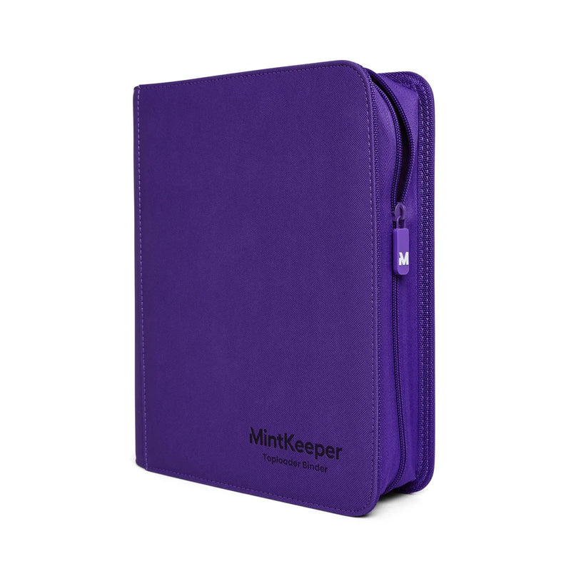 MintKeeper Toploader Binder 128 - 4 Pocket Purple