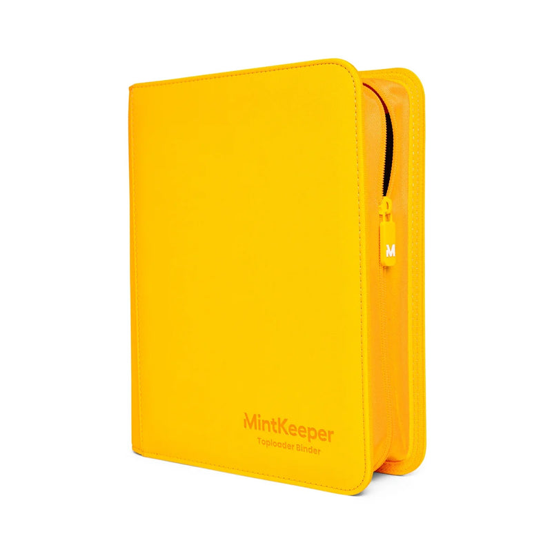 MintKeeper Toploader Binder 128 - 4 Pocket Yellow