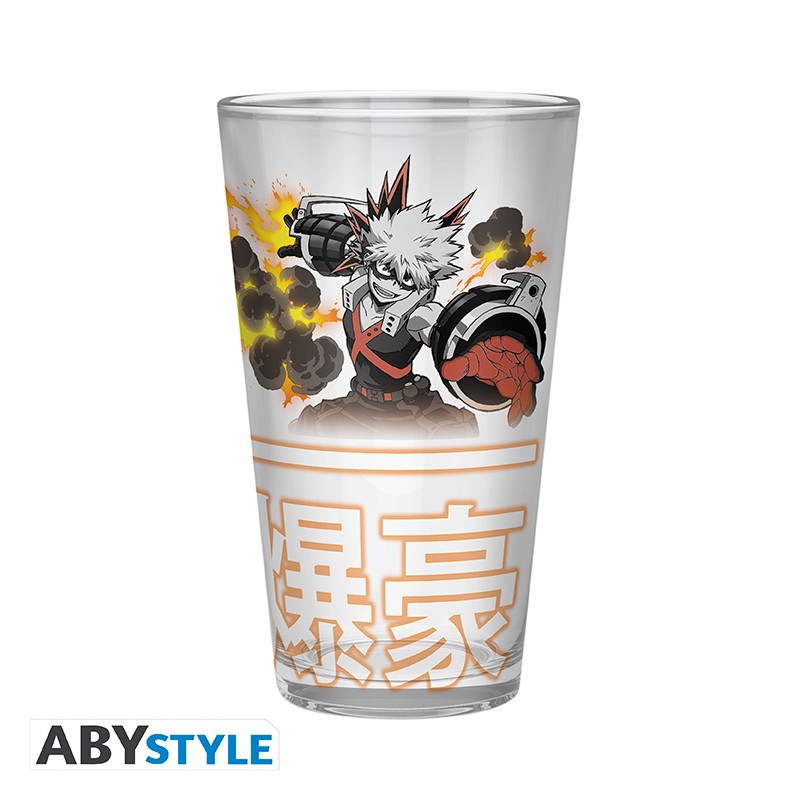 My Hero Academia -  Izuku Midoriya (Deku) & Katsuki Bakugo Large Drinking Glass 3