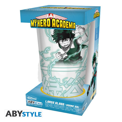My Hero Academia -  Izuku Midoriya (Deku) & Katsuki Bakugo Large Drinking Glass 4