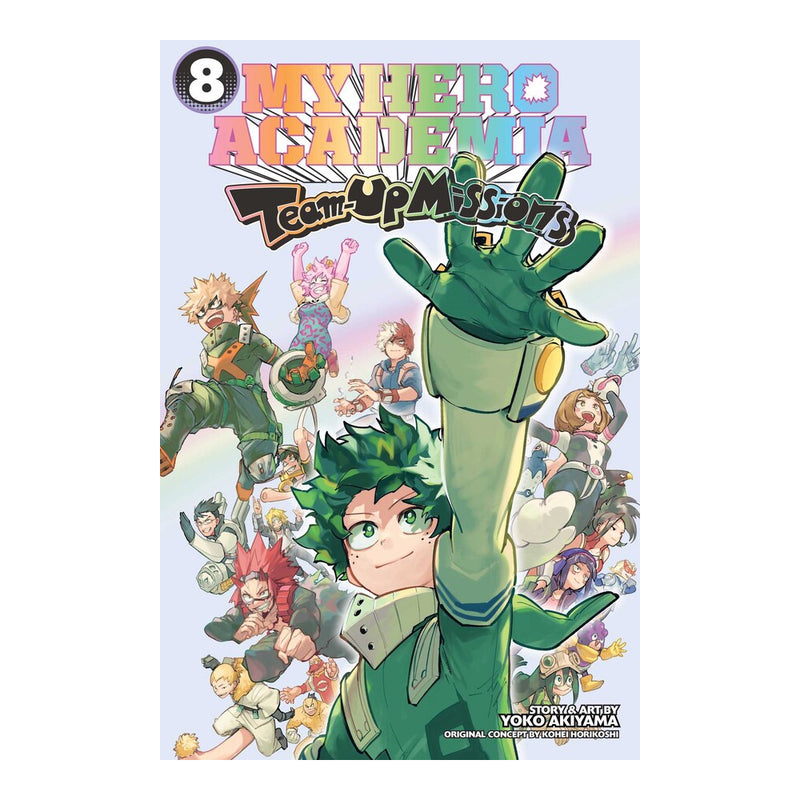 My Hero Academia Team-Up Missions Volume 08 Manga Book Front Cover