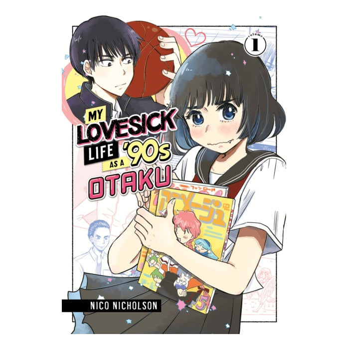 My Lovesick Life as a '90s Otaku Volume 01 Manga Book Front Cover