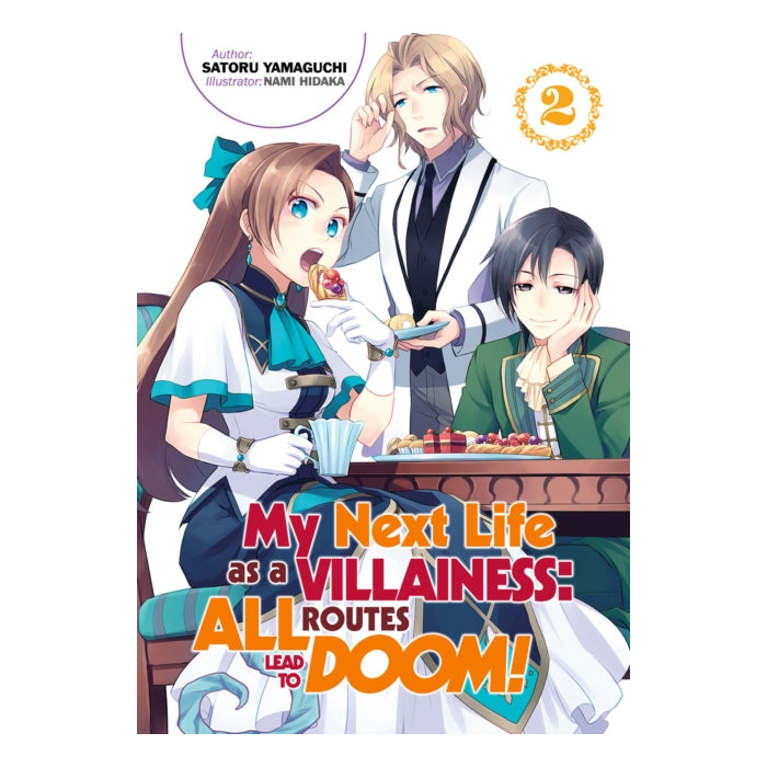 My Next Life as a Villainess All Routes Lead to Doom! Volume 1 All Routes Lead to Doom! Volume 02 Light Novel Front Cover