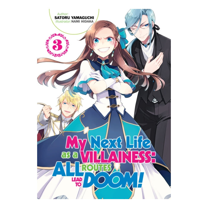 My Next Life as a Villainess All Routes Lead to Doom! Volume 1 All Routes Lead to Doom! Volume 03 Light Novel Front Cover