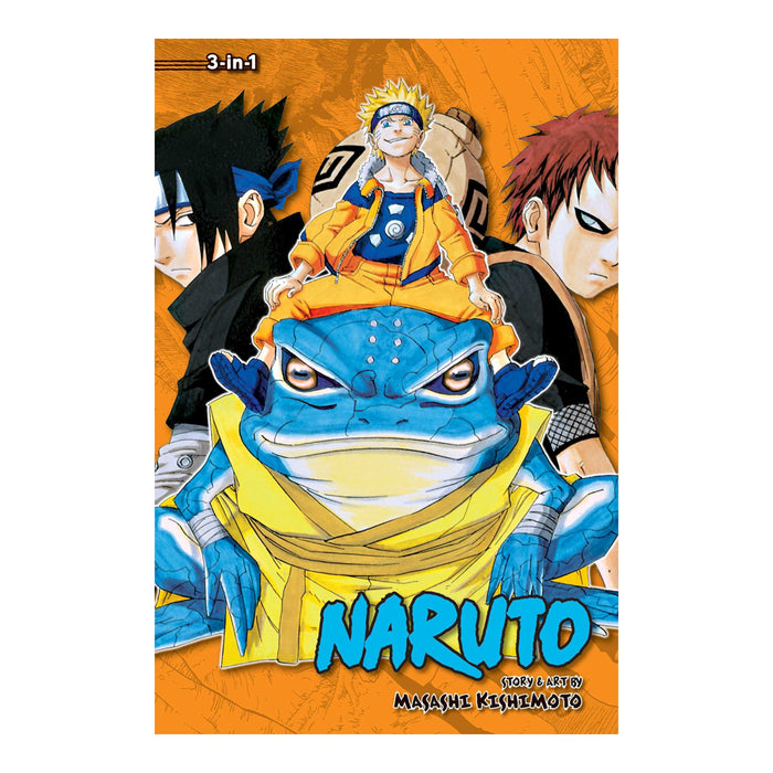Naruto 3 in 1 Volume 13-15 Manga Book Front Cover