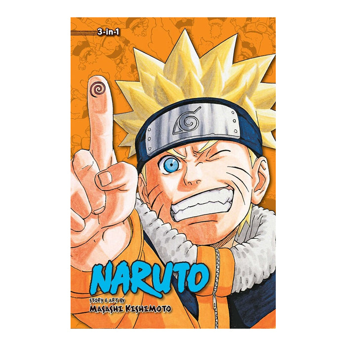 Naruto 3 in 1 Volume 22-24 Manga Book Front Cover