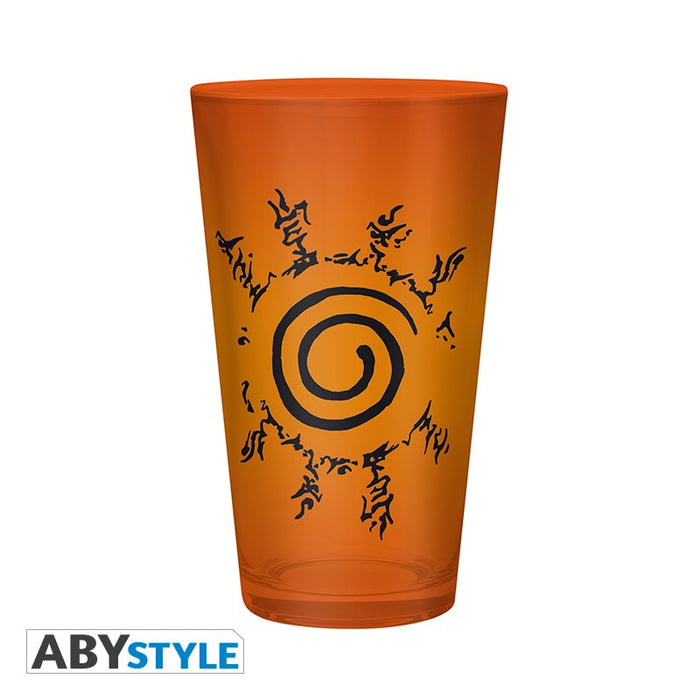 Naruto Shippuden Large Drinking Glass Konoha & Seal Image 2