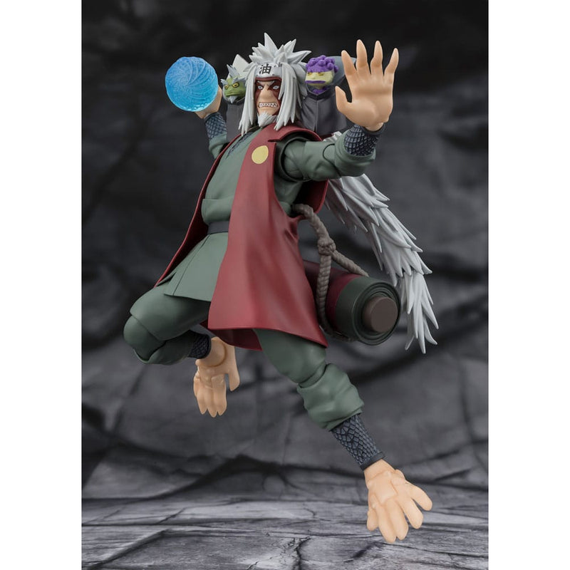 Naruto Shippuden S.H.Figuarts Jiraiya -Hidden Leaf Heroic Master Sage- (Sage Mode Set) Action Figure image 3