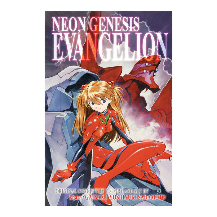Neon Genesis Evangelion 3-in-1 Edition Volume 03 Manga Book Front Cover