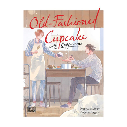 Old-Fashioned Cupcake with Cappuccino Manga Book Front Cover