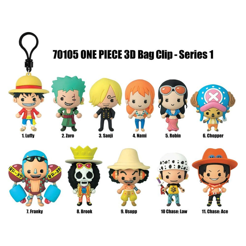 One Piece 3D Foam Bag Clips Series 1 image 2