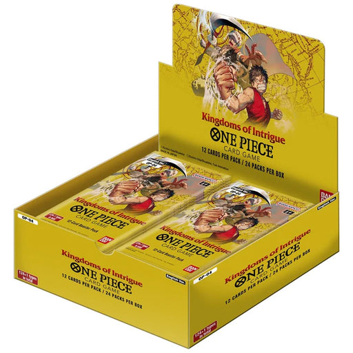One Piece Card Game Booster Box Pack - Kingdoms Of Intrigue OP-04