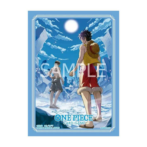 One Piece Card Game Official Sleeve 15 (4 Kinds Assortment) Luffy & Ace