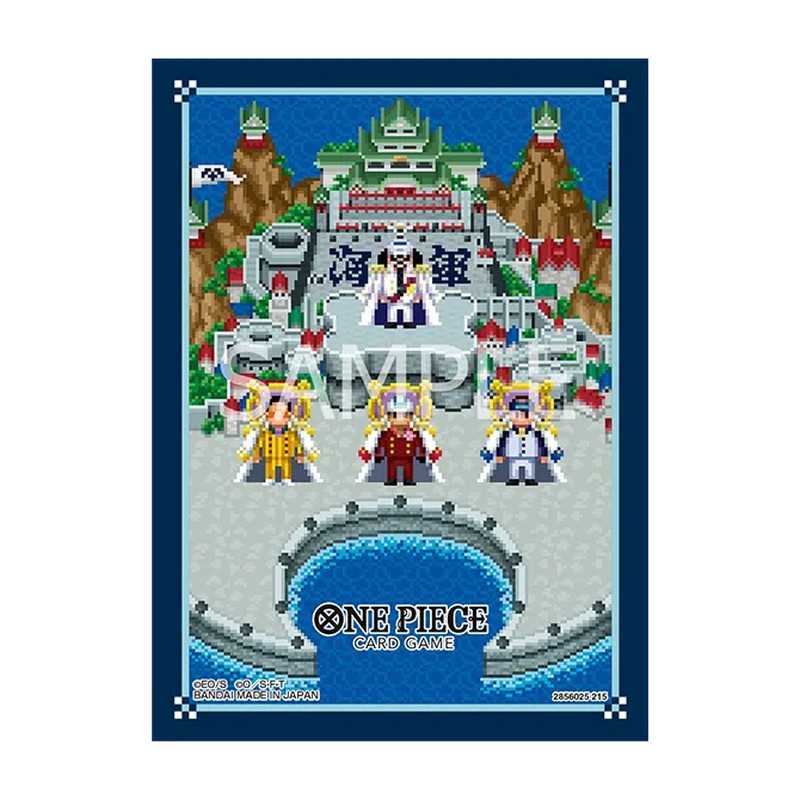 One Piece Card Game Official Sleeve 15 (4 Kinds Assortment) The Three Admirals
