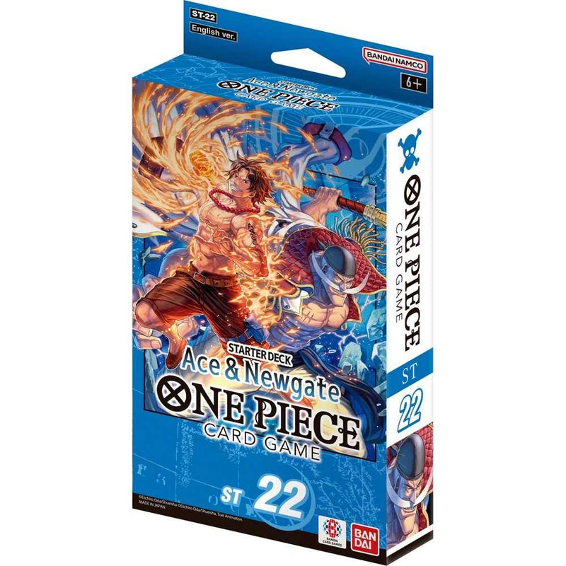 One Piece Card Game Starter Deck ST-22 (Blue) Ace & Newgate