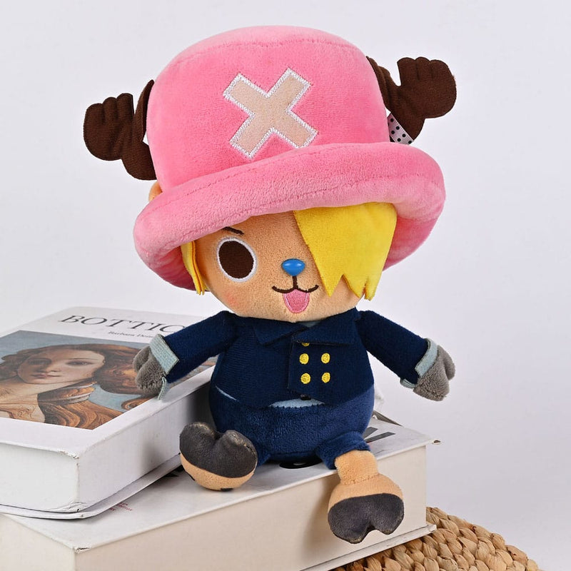 One Piece Plush Figure Chopper x Sanji image 1