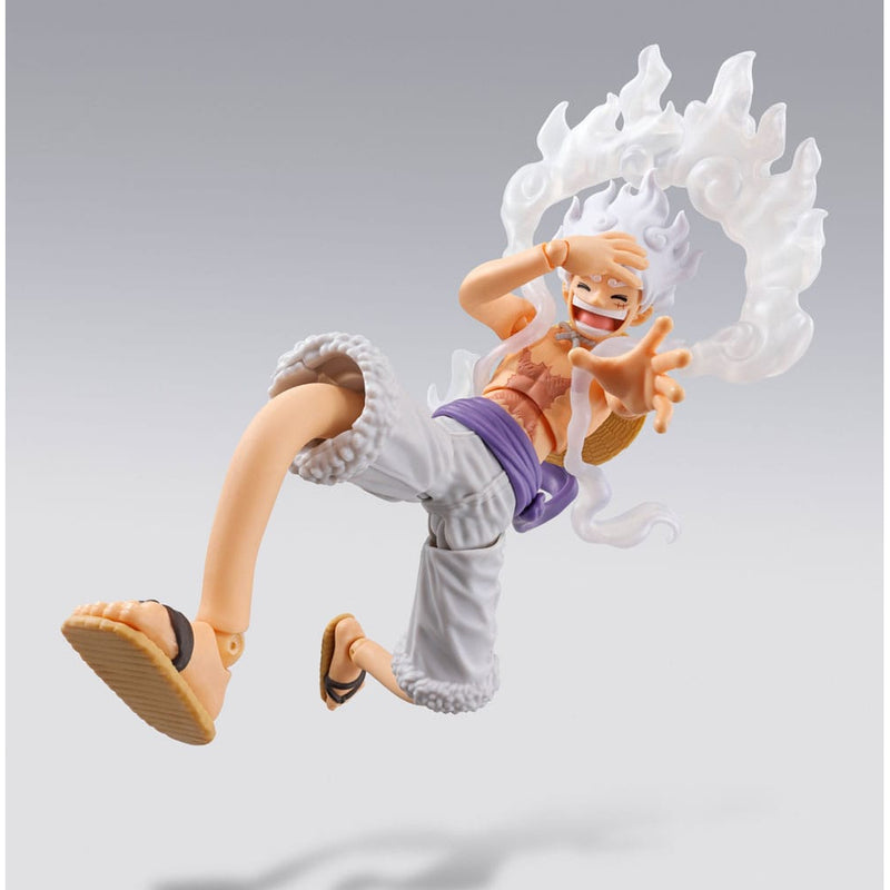 One Piece S.H.Figuarts Action Figure Monkey D. Luffy Gear 5 -Future Island Egghead image 6