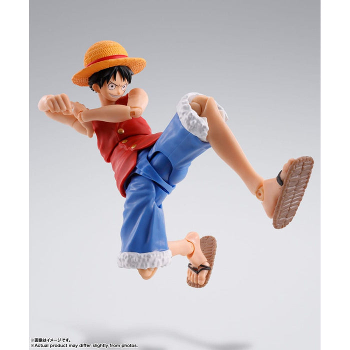 One Piece S.H. Figuarts Action Figure Monkey D. Luffy Romance Dawn image 6