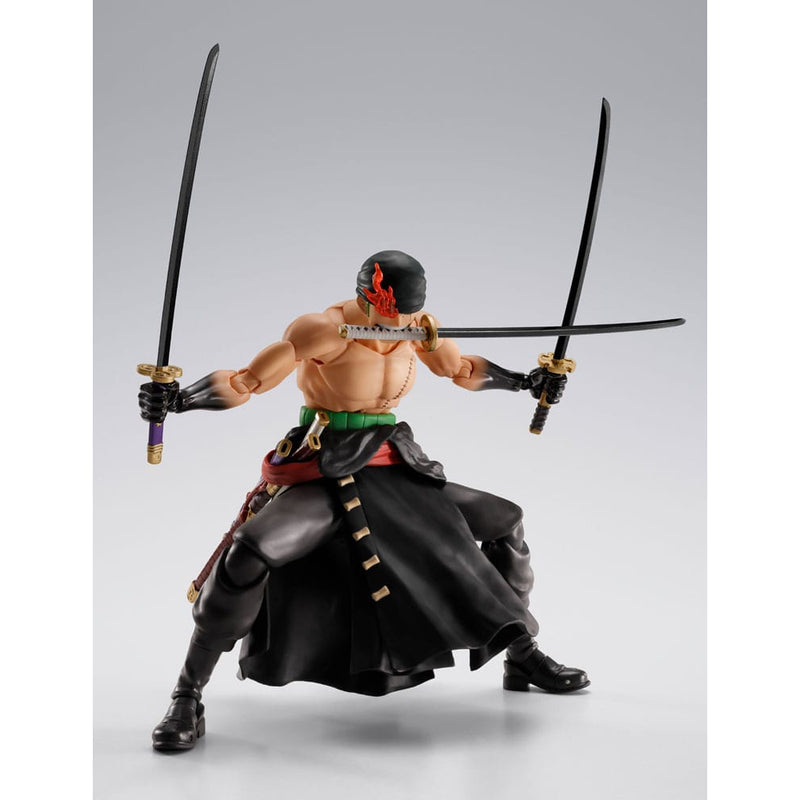 One Piece S.H.Figuarts Roronoa Zoro (The King of Hell) Action Figure image 2