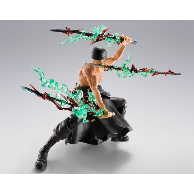 One Piece S.H.Figuarts Roronoa Zoro (The King of Hell) Action Figure image 6